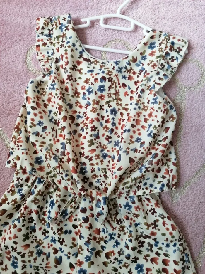 Combinaison short été fluide fille - photo numéro 2