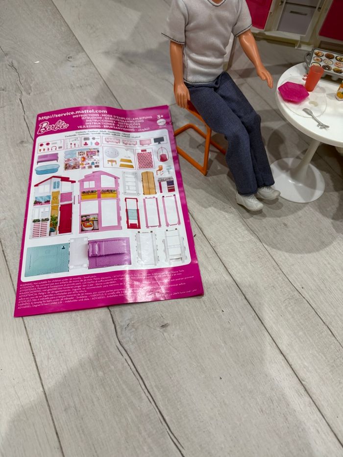 Maison de luxe  barbie et accessoires  90cm X  60 cm - photo numéro 6