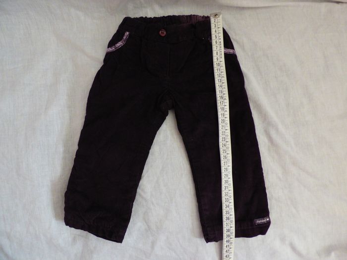 PANTALON VELOURS BEBE FILLE - photo numéro 5