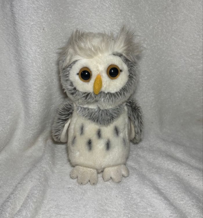 🦉 Adorable Peluche Hibou Blanc