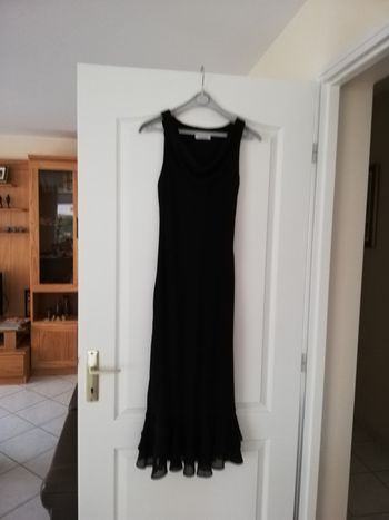 Robe de cocktail longue noire