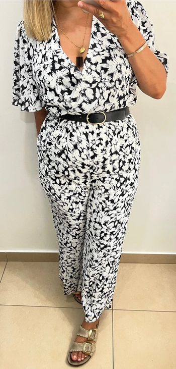 🖤Combinaison fluide à imprimé floral Taille M-L Ikoone & Bianca