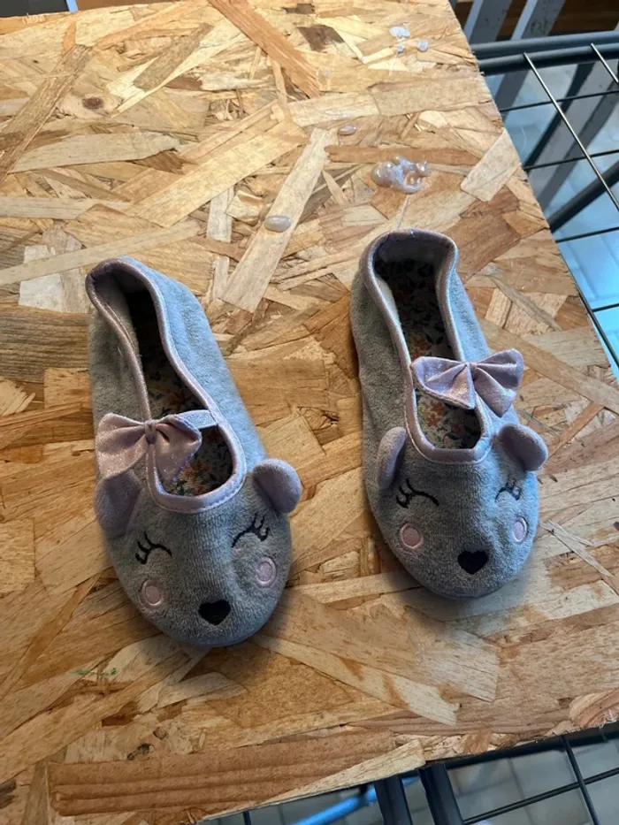 Pantoufle souris taille 29