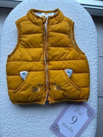 Doudoune sans manches fille 9 mois sergent Major 