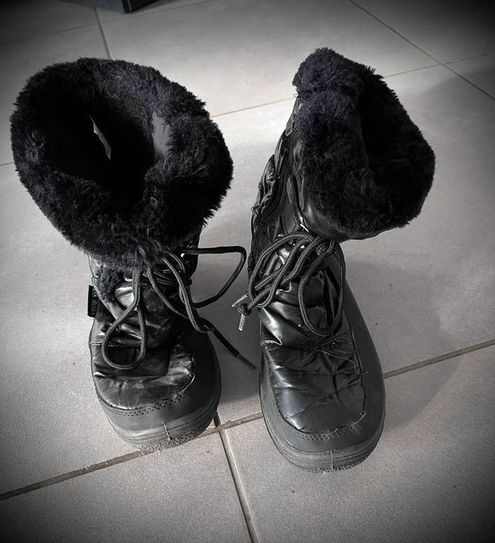 Bottines chaude après-ski fille taille 33 hiver - photo numéro 2