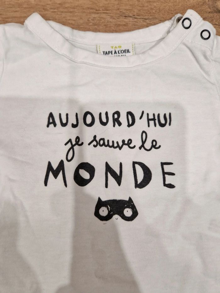 Lot de 3 haut manches longues 3 mois - photo numéro 3