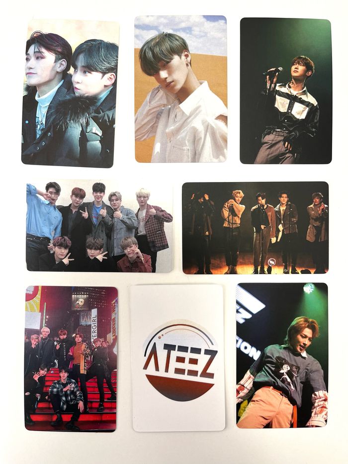 Lot 96 cartes K-Pop " Ateez " - photo numéro 7