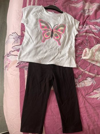 Ensemble tee-shirt et legging court
