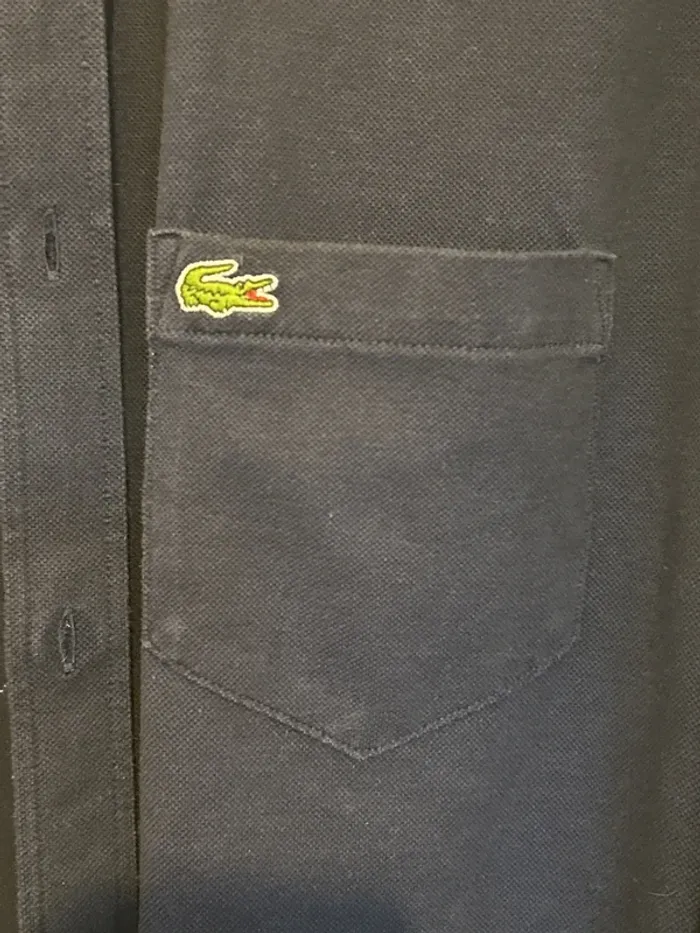 Lacoste chemise coton maille polo - photo numéro 2