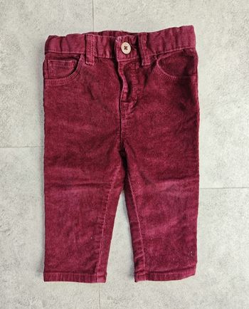 9 mois - pantalon velours côtelé fille  (Tex Baby)