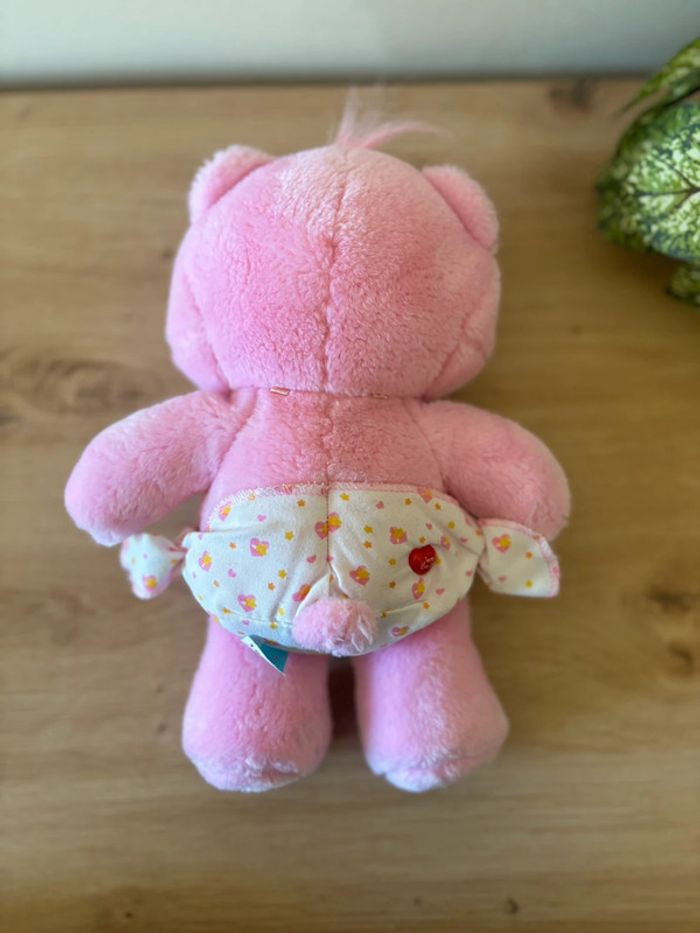 Doudou peluche bisounours ti coquine rose couche care bears 2005 - photo numéro 3