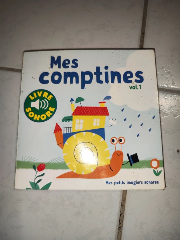 Livre sonore comptines