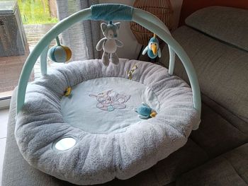 Tapis d'éveil Tim et Tiloo pouf avec arche