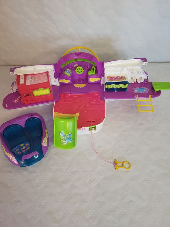 Lot pinypon figurine  van et bateau - photo numéro 2