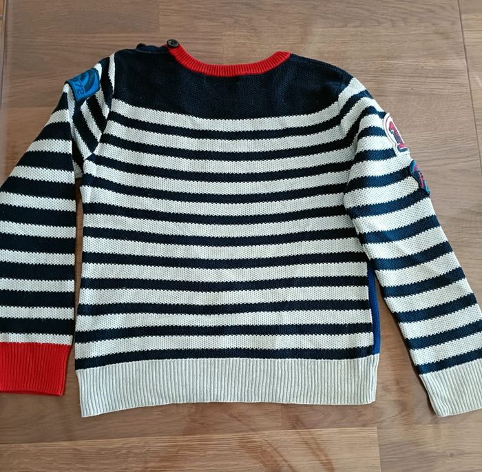 Pull fin marinière Catimini 6 ans - photo numéro 2