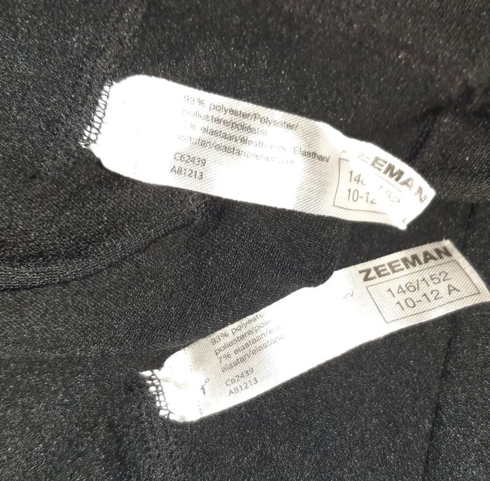 2 collants sans pieds fille Taille 10-12 Zeeman - photo numéro 4