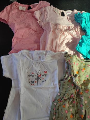 Lot tee shirt 6 mois