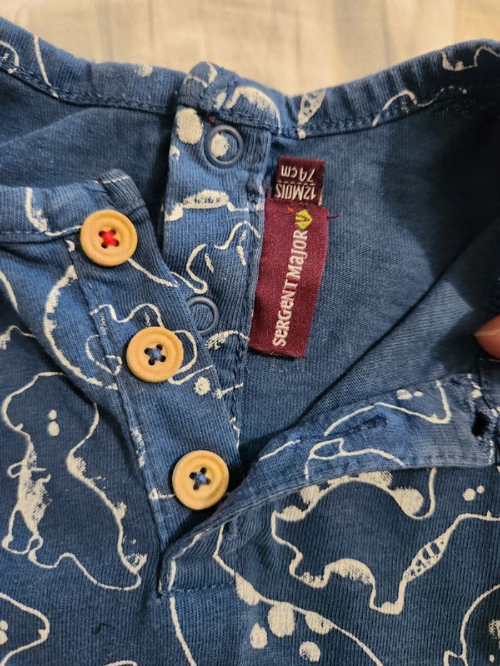 T-shirt sergent major 12 mois - photo numéro 3