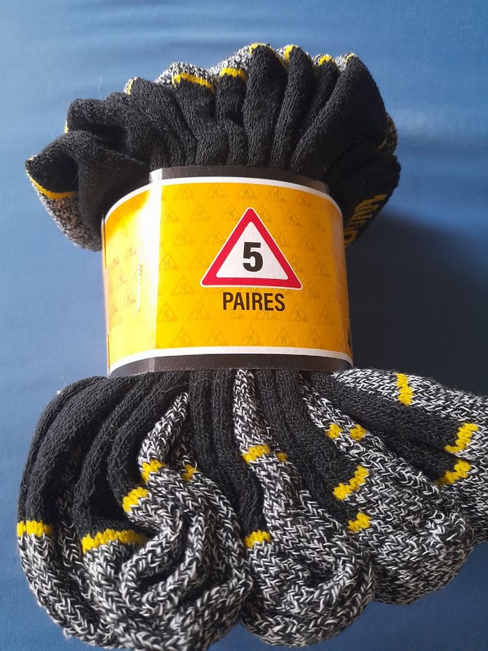 Lot de 5 paires de chaussettes basses, taille 43-46 - photo numéro 2
