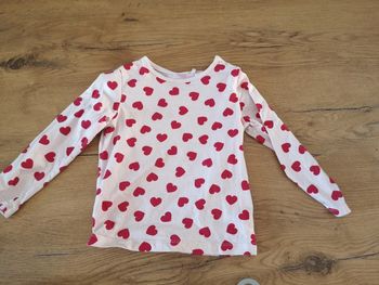 Tee shirt ml cœurs lupilu 2 ans