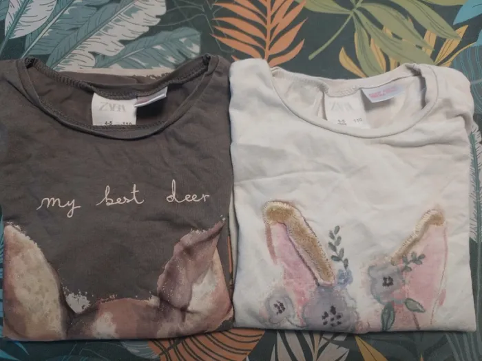 Lot de 2 t-shirts manches longues Zara