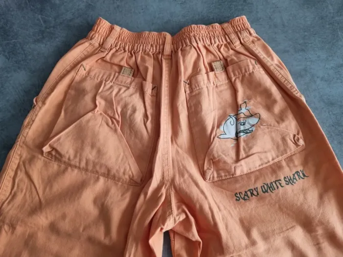 Bermuda élastiqué unisexe -Taille 12 ans - Kitesurf - Orange - photo numéro 8