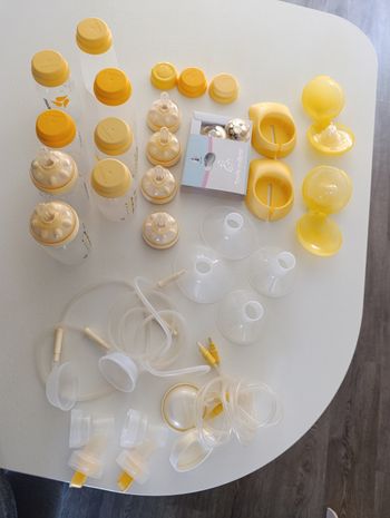 Gros lot accessoires tire allaitement medela + accessoires allaitement 