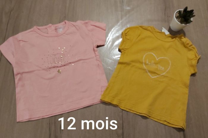 Lot de 2 T-shirt