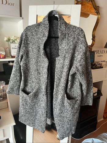 Veste chaude douce grise Cache Cache T40 TBE 🩶