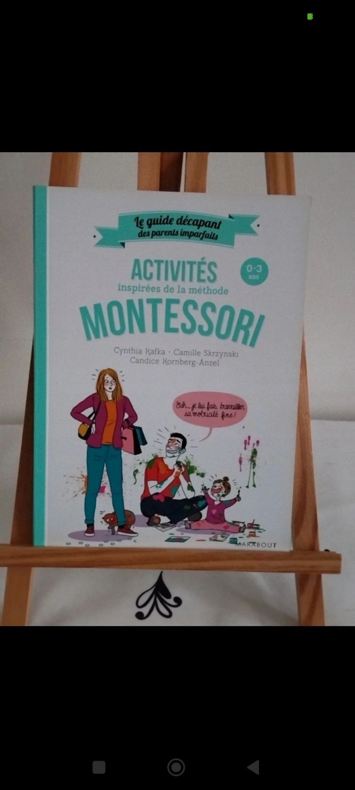 Activités inspirées de la méthode Montessori Marabout