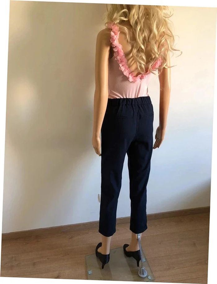 Pantalon chino bleu marine Only taille XS TBE - photo numéro 10