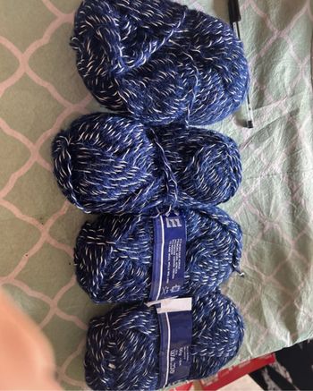 Laine bleue
