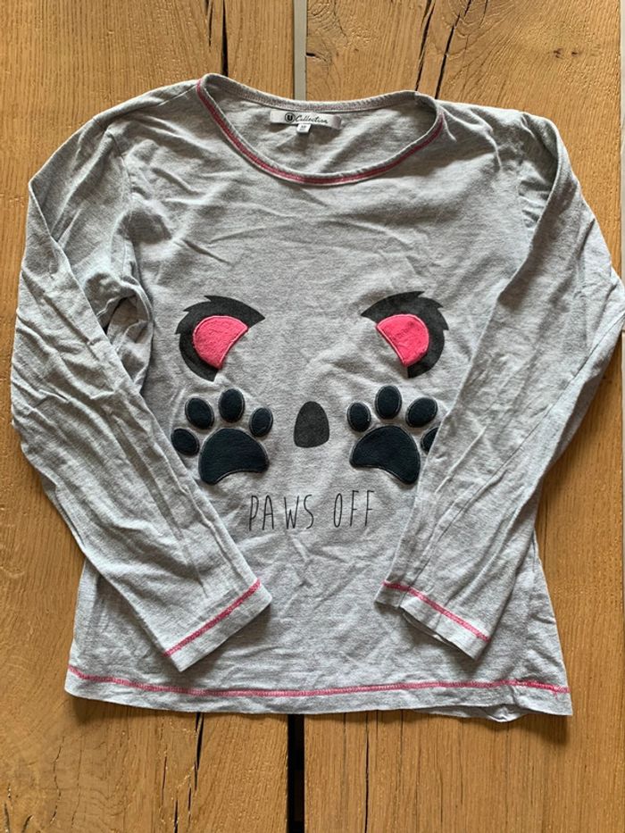 Pyjama léger gris koala 2 pièces fille 10 ans U collection - photo numéro 2