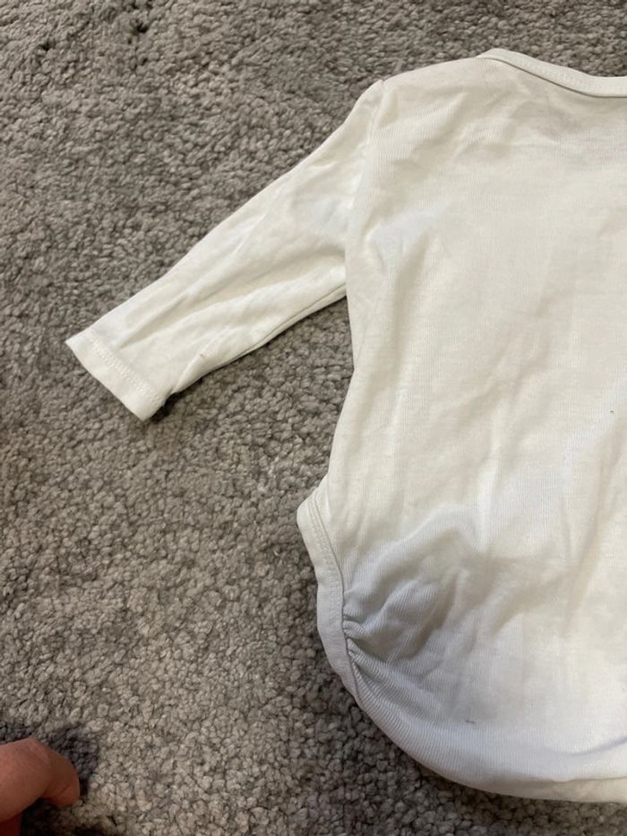 Body mixte coton H&M 1 2 mois little one - photo numéro 8