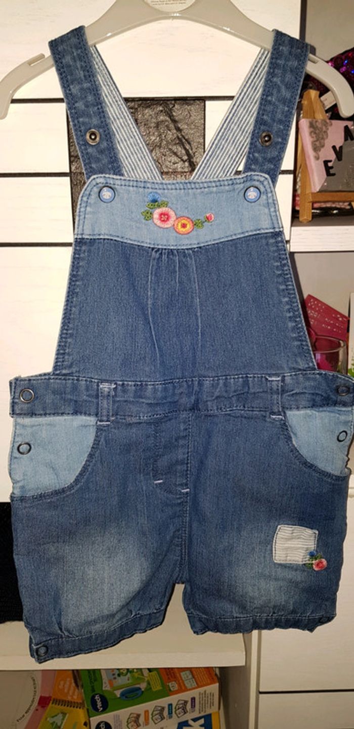 Salopette courte orchestra 18 mois