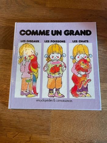 Livre Comme un grand Les oiseaux Les poissons Les chats