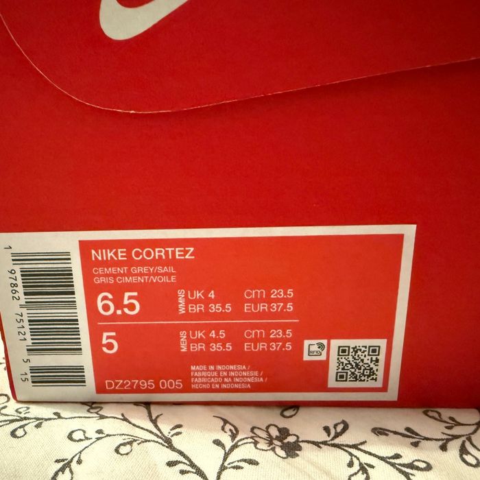 Basket Nike Cortez grise - photo numéro 7