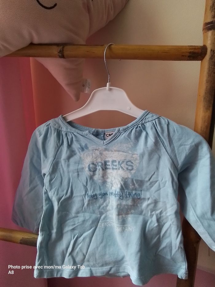 T shirt fille creeks 18 mois
