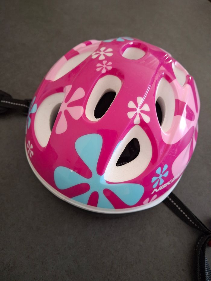 Casque vélo/trotinette/roller/patin enfant fille rose Nakamura - NEUF - photo numéro 4