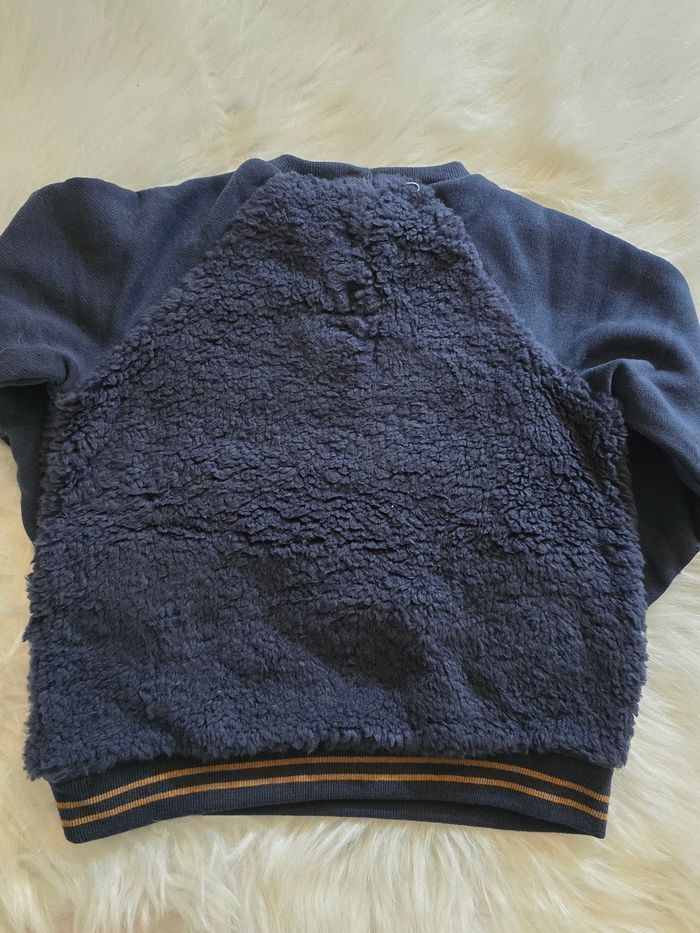 Neuf (non porté)😍💙 🤩sweat sherpa et molleton 23 mois garçon 💙💙😍 - photo numéro 2