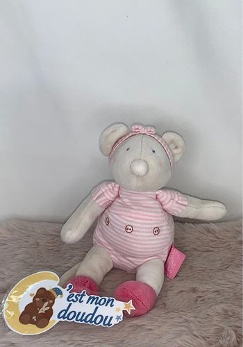 MR123 doudou souris 🐭 lila Moulin Roty