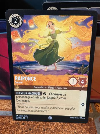 Carte Lorcana - Raiponce : Solaire - 20/204 - FR - 2