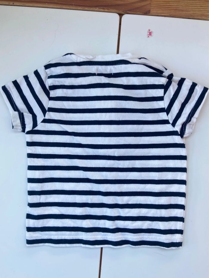 T-shirt marinière manches courtes - photo numéro 3