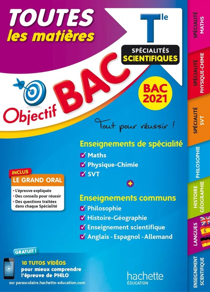 Objectif bac spécialité scientifique