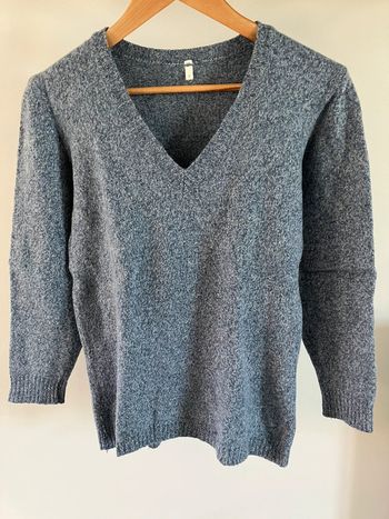 Pull bleu en laine taille 1
