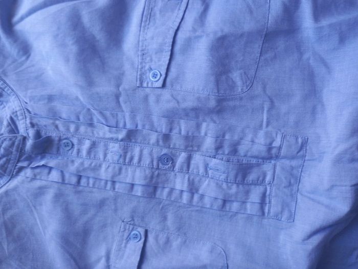 Chemise bleu tissu - photo numéro 2