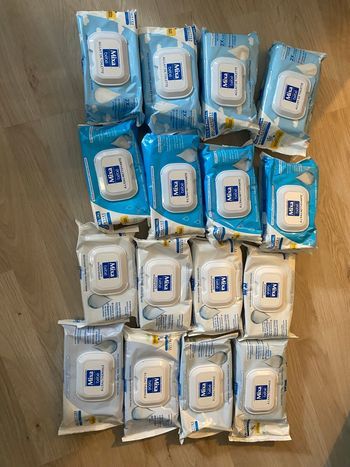 Lot lingettes assortiments mixa bébé