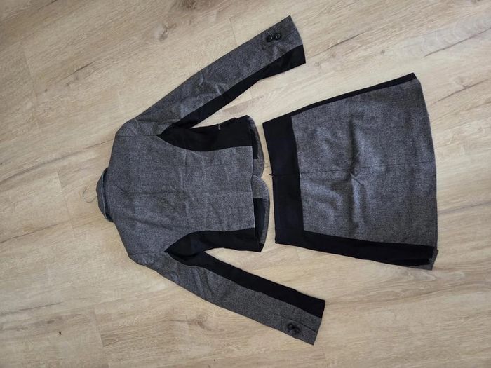 Ensemble tailleur jupe Mexx gris taille S-M - photo numéro 3