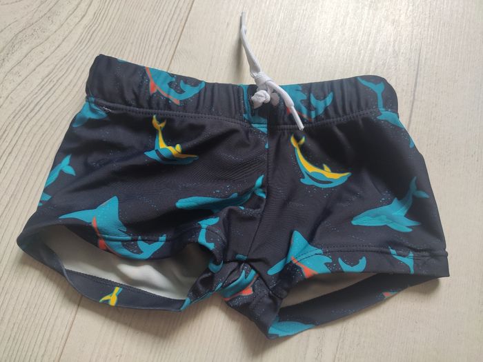 Short de maillot de bain bleu gemo 4 ans