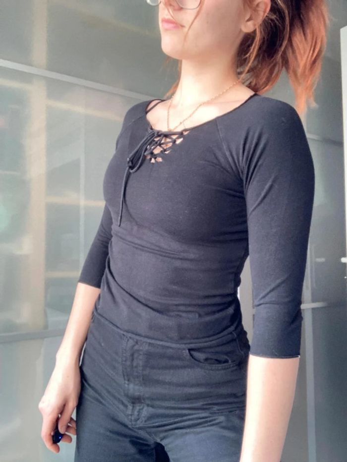 Tee-shirt Zara manche 3/4 - photo numéro 12